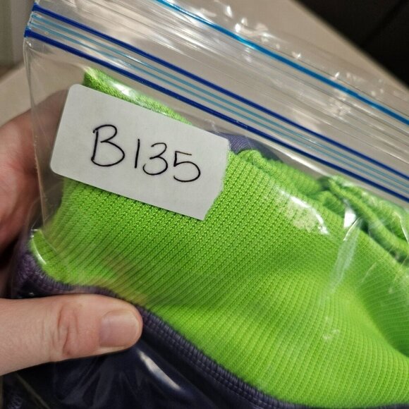 Nike Therma-Fit Bright Lime Green Purple Full-Zip Hoodie Bright Colorful‎ Warm L - Picture 8 of 8